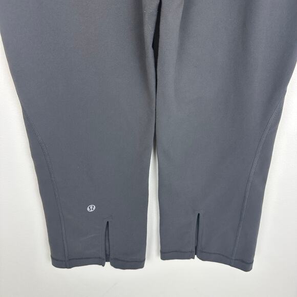 Lululemon Womens Gather Crow Crop Light Grey Groovy Stripe Nimbus Crop Leggings - Picture 7 of 8